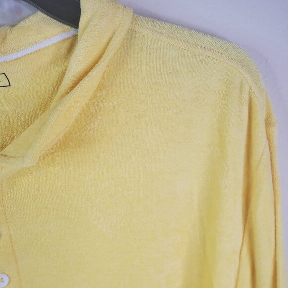 Club Room Mens Lemon Yellow Terry Polo XXL - Picture 3 of 9